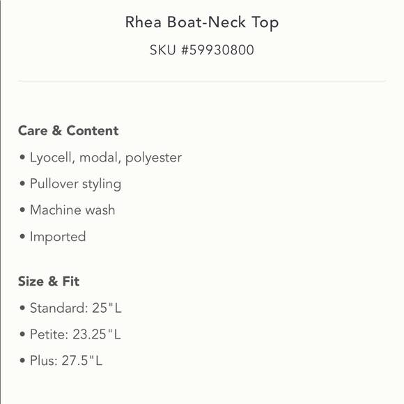 Anthropologie | RHEA BOAT-NECK TOP | Size XS - Picture 7 of 7